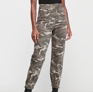 Express High-Rise Army Fatigue Pants 6R